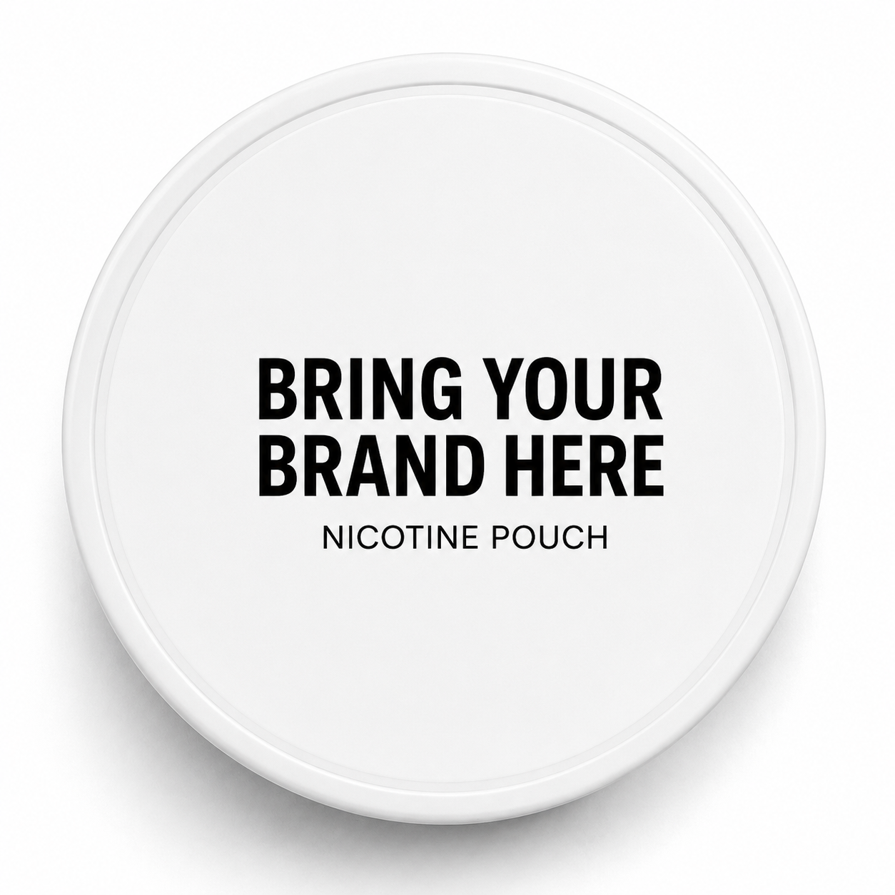 White Label Nicotine Pouch Can — Your Brand Here