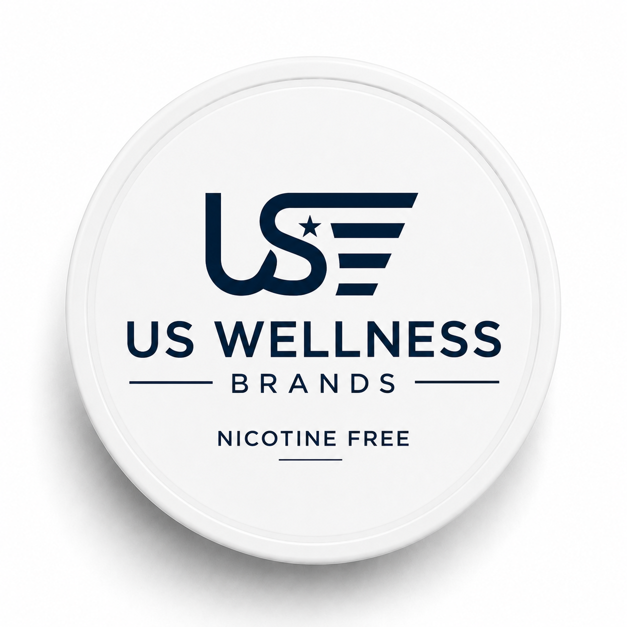 White Label Nicotine-Free Pouch — US Wellness Brands Mockup